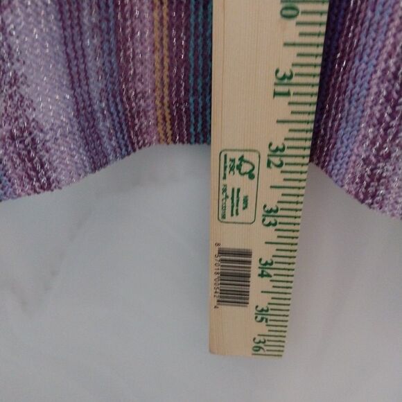 CM Shapes Tunic Top 3X Stretch Open Front Sparkle Cover Up Boho Fairy Festival - Picture 5 of 8